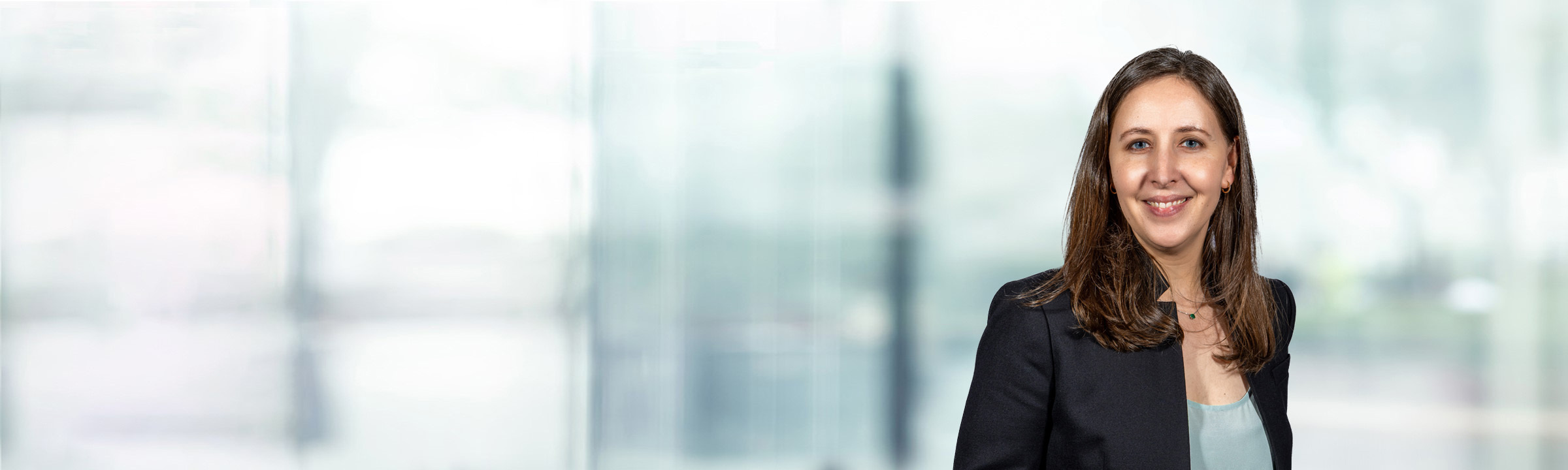 Cristin Murray on light blue and white bokeh banner