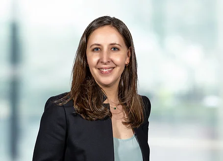 Cristin Murray on light blue and white bokeh banner