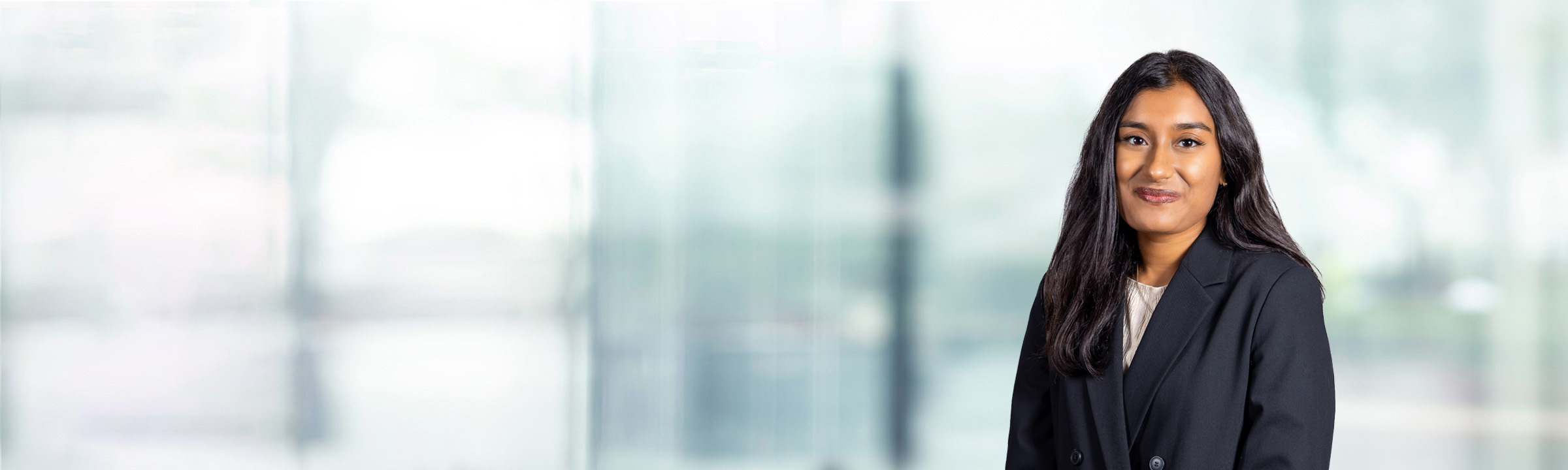 Maheen Akter on light blue and white bokeh banner